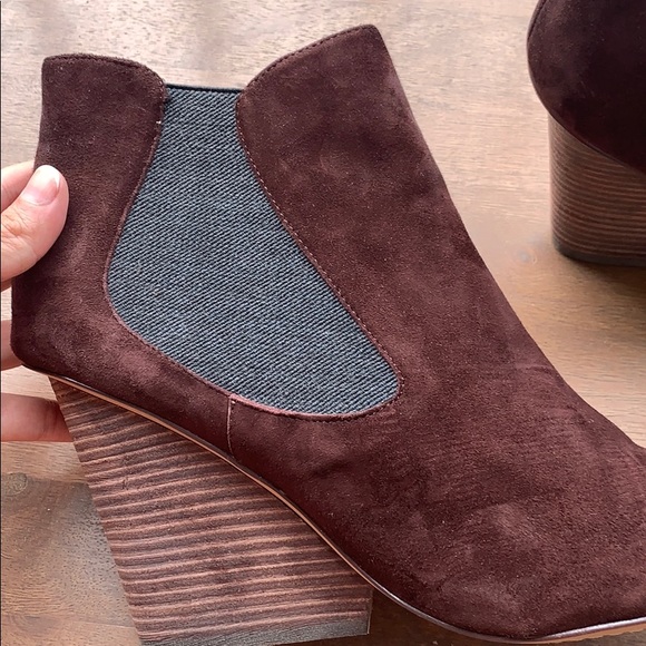 NEW Steven by Steve Madden Ankle Booties with Wage - Picture 3 of 7